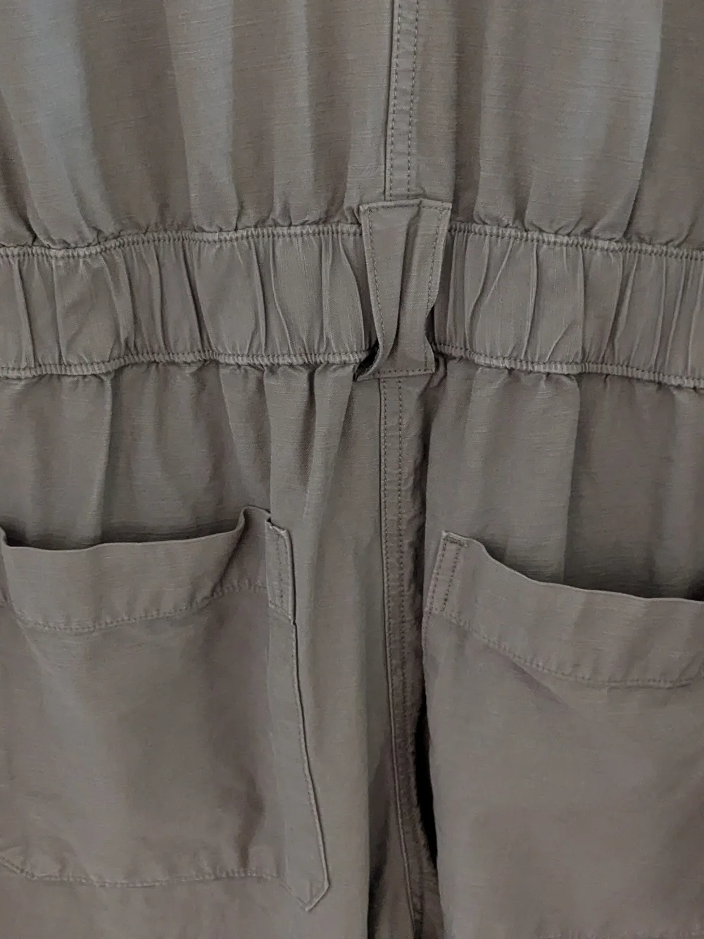 Everlane Organic Cotton Fatigue Short Sleeve Jumpsuit in Clay Size 8